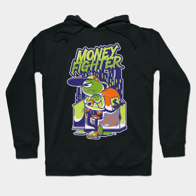 money fighter Hoodie by Behold Design Supply